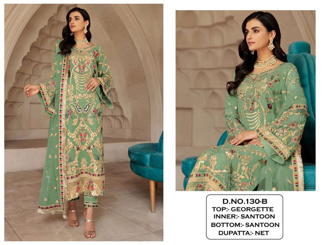 KF 130 Colours Wholesale Pakistani Salwar Suits Catalog